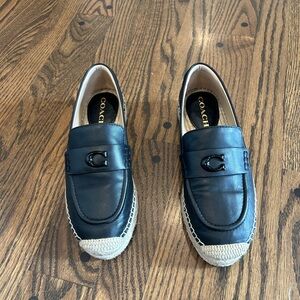 Women's Camilla Logo Espadrille Flat Loafers- Size 7